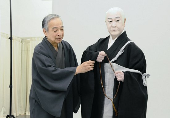 藤十郎が『法然上人（仮題）』のスチール撮影を行いました～京都・南座「十月大歌舞伎」