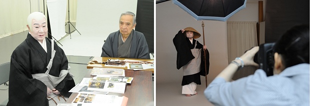 藤十郎が『法然上人（仮）』のスチール撮影を行いました～京都・南座「十月大歌舞伎」