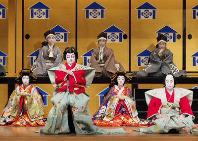 平成27年の発表会『寿曽我対面』より　（C）伝統歌舞伎保存会