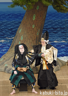 『逆櫓』 左より、中村吉右衛門、市川左團次 歌舞伎座「秀山祭九月大歌舞伎」初日開幕
