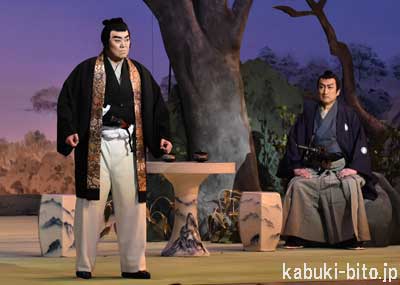 『西郷と勝』 左より、尾上松緑、中村錦之助 歌舞伎座「四月大歌舞伎」初日開幕