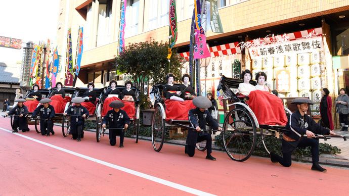 浅草総見で賑わった「新春浅草歌舞伎」