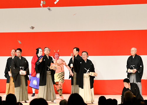 歌舞伎座で平成最後の「節分祭」