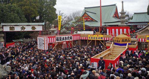 鴈治郎が「追儺豆まき式」に登場