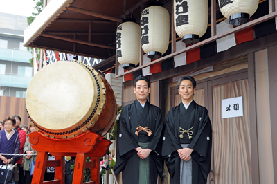 平成中村座に3年ぶりの一番太鼓が鳴り響く