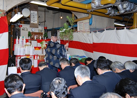 歌舞伎座の汽缶祭