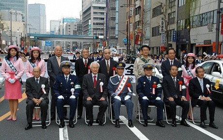 時蔵 銀座で一日警察署長