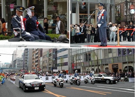 時蔵 銀座で一日警察署長