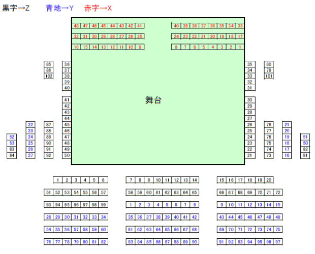 コクーン 座席 シアター