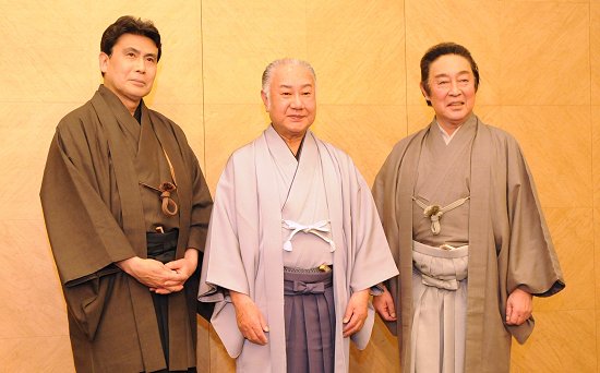 藤十郎、菊五郎、幸四郎が「六月博多座大歌舞伎」への思いを語りました