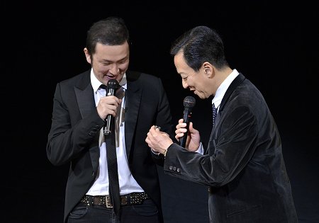 玉三郎、獅童チャリティートークショーが行われました