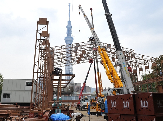 平成中村座 着々と工事が進行中！～周辺の見どころ