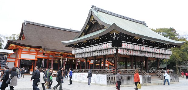 京都・八坂神社で成功祈願・奉納舞が執り行われました