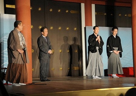 勘九郎、七之助が浅草三社祭斎行700年祭奉納舞踊「清元三社祭」を披露しました