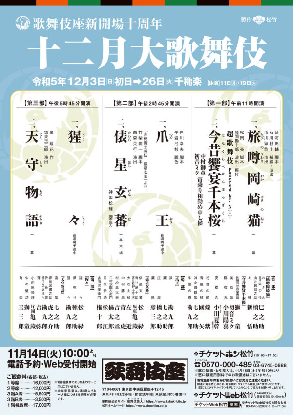 十二月大歌舞伎