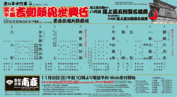 吉例顔見世興行