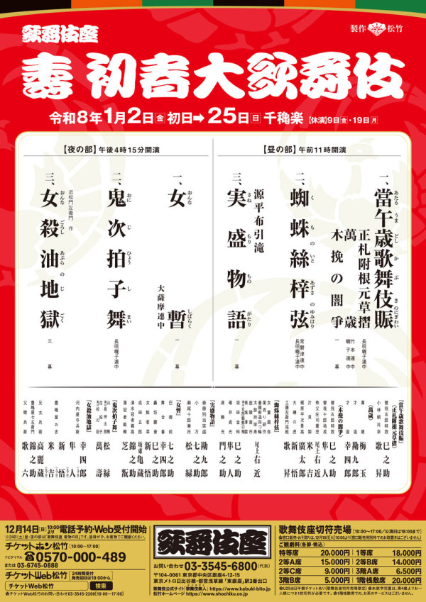 壽 初春大歌舞伎