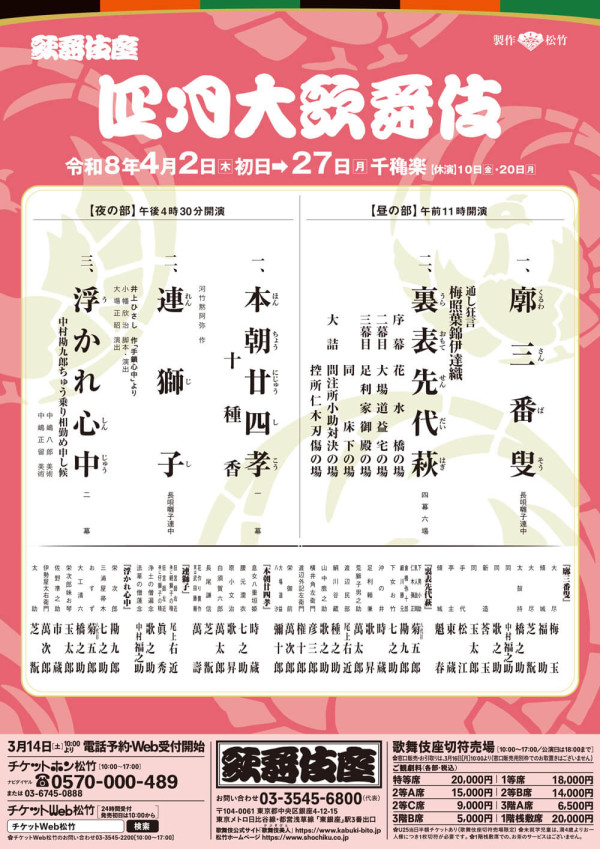 四月大歌舞伎