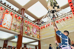 歌舞伎座で「木遣り始め」