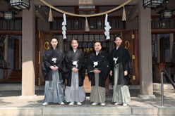 大阪松竹座「御名残四月大歌舞伎」を前に、「坂田藤十郎七回忌追善 顕彰祭」を開催