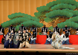『勧進帳』左より、大谷廣太郎、大谷友右衛門、松本幸四郎、市川高麗蔵、尾上松也(B日程) 歌舞伎座「四月大歌舞伎」初日開幕