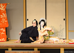『桜姫東文章』左より、片岡仁左衛門、坂東玉三郎 歌舞伎座「四月大歌舞伎」初日開幕