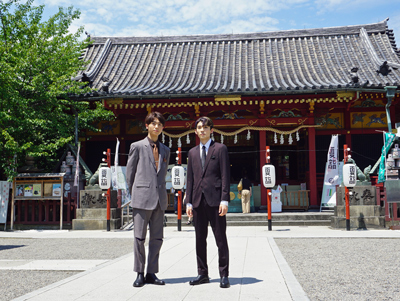 歌舞伎座『三社祭』 染五郎、團子が浅草神社参拝