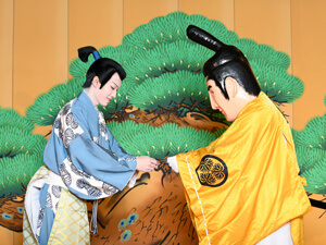 染五郎、徳川家康の長男イメージキャラクター“信康さん”と対面