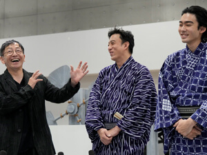 「八月納涼歌舞伎」『野田版 研辰の討たれ』の稽古場から