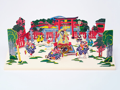 組上燈籠『菅原伝授手習鑑』「車引」 松竹大谷図書館、歌舞伎座「三大名作」上演記念展示開催、資料紹介のお知らせ