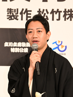 中村壱太郎 中車、壱太郎、尾上右近、團子が語る、「立川立飛歌舞伎特別公演」