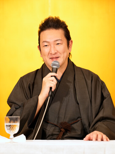 獅童が語る、歌舞伎座『超歌舞伎 Powered by IOWN 世界花結詞』