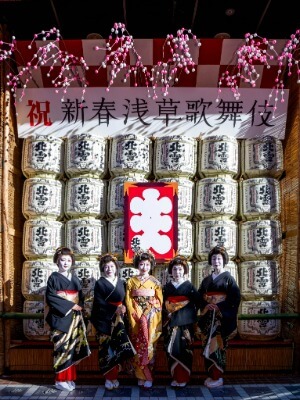 浅草総見で華やぐ「新春浅草歌舞伎」