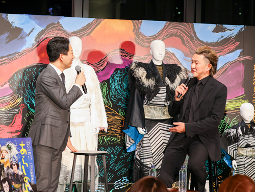 獅童、壱太郎が博多座『あらしのよるに』スペシャルイベントに登場