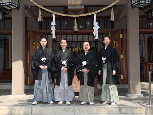 大阪松竹座「御名残四月大歌舞伎」を前に、「坂田藤十郎七回忌追善 顕彰祭」を開催