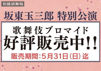 新橋演舞場「坂東玉三郎特別公演」、ブロマイドを松竹ストア「松竹歌舞伎屋本舗」で販売開始