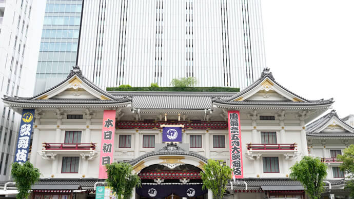 歌舞伎座「團菊祭五月大歌舞伎」の賑わい