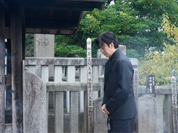 歌舞伎座「吉例顔見世大歌舞伎」幸四郎が泉岳寺参拝