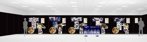 展示会場のイメージ図 愛之助出演、「進撃の巨人×歌舞伎コラボ~丸井横浜 歌舞伎ノ舘~」コラボトーク特別番組配信決定
