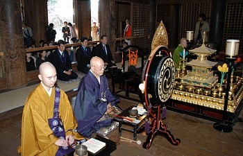 三津五郎 道成寺で成功祈願