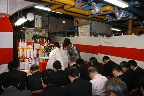 冬の訪れ 歌舞伎座の「汽缶祭」