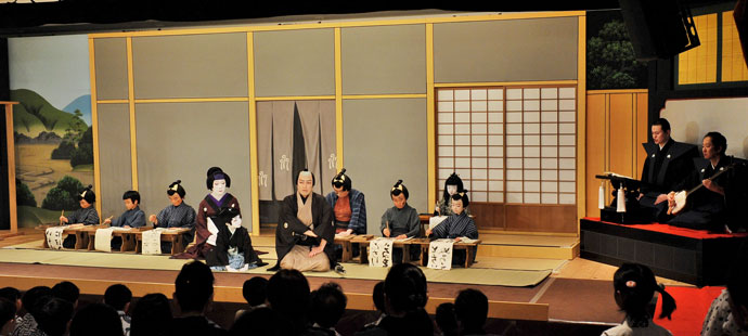 『菅原伝授手習鑑 寺子屋』より こども歌舞伎スクール「寺子屋」平成二十七年度修了発表会