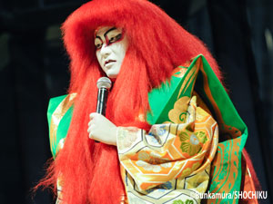 中村国生 橋之助、国生が銀座で「祝舞」披露