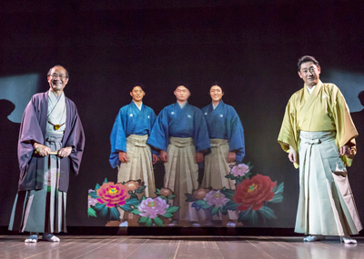 芝翫親子共演、世界初の虚実共演伝送舞踊『京結夢現連獅子』