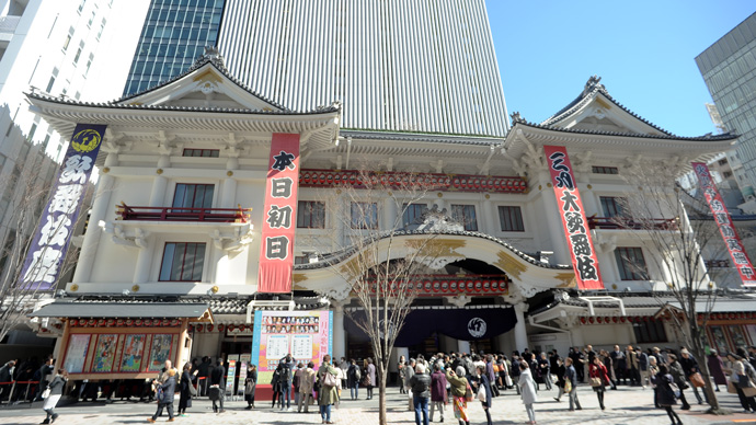 歌舞伎座「三月大歌舞伎」初日開幕