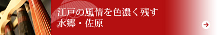 江戸の風情を色濃く残す水郷・佐原