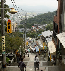 参道の石段