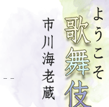 ようこそ歌舞伎へ　市川海老蔵