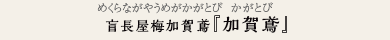 盲長屋梅加賀鳶『加賀鳶』（めくらながやうめがかがとび　かがとび）
